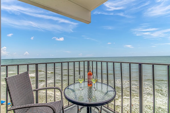Oceanfront Balcony Views