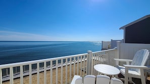 Wonderful sunsets and water views from the balcony deck