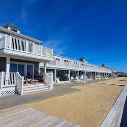 The waterfront Seaside building on popular Shore Road