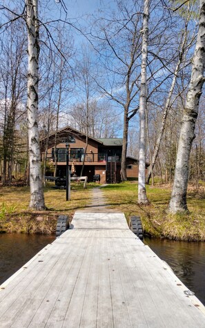 The Flowage features 7,000 acres of water, 140+ islands and 200 miles of shoreline virtually undeveloped.