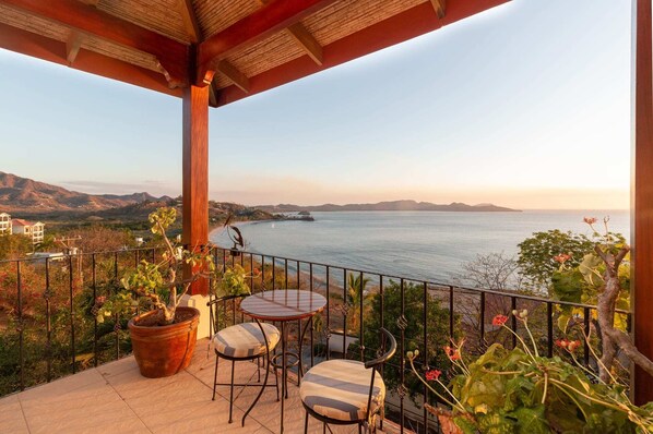 Balcony with ocean view