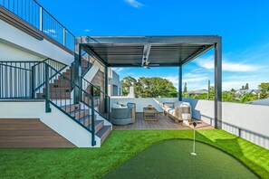 Private Backyard and Putting Green