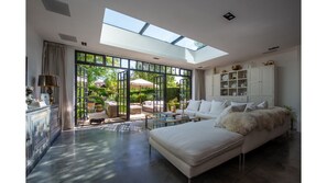 open plan sitting area