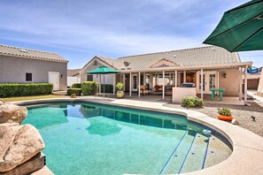 Building, House, Pool, Water, Swimming Pool