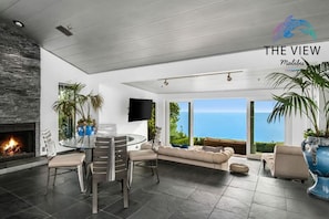 The home is perfectly situated to catch every sunset over the ocean.