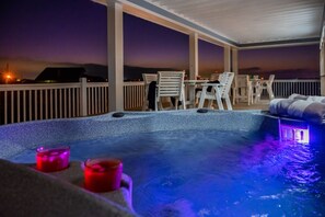 Take a dip in the hot tub after the kids are asleep