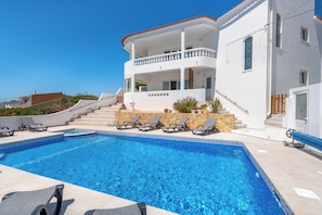 Villa and pool with gated access