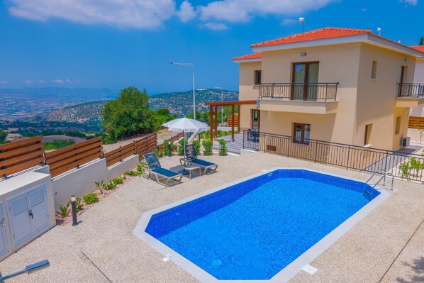 Shimmering Private Pool area