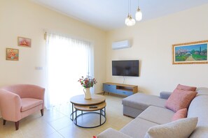 Bright and airy family living area
