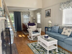 Open Living Area with Ladder to Loft