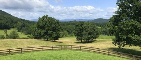 Long range mountain and valley views