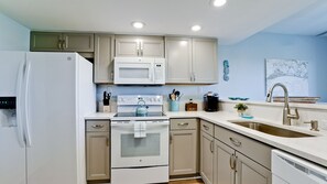 Fully loaded, newly remodeled kitchen.