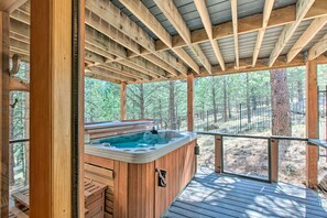 3 Decks | Private Hot Tub | Gas Grill | On Angel Fire Golf Course