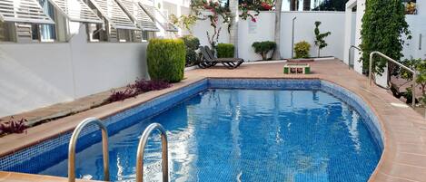 Communal pool area