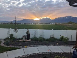 Mountain views from yard