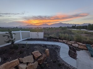 Mountain views from yard