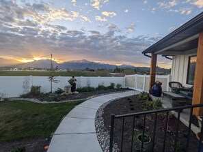 Mountain views from yard