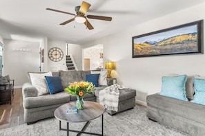 Comfy couch for gatherings