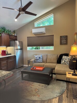 Relax on the new couch!