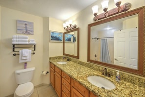 1406 - Oceanview Studio at Daytona Beach Resort - bathroom