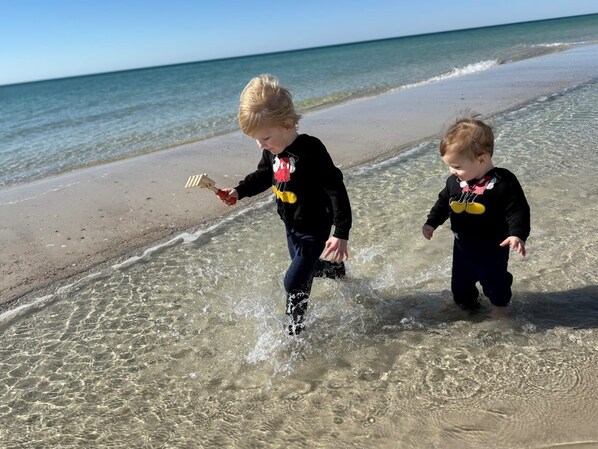 Your little (and big) ones will have an amazing time exploring the beach.