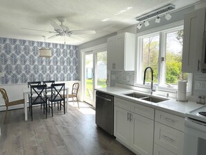 Fully-stocked kitchen