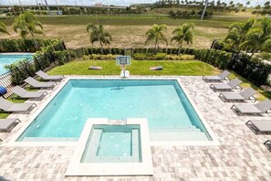 Indulge in the luxury of your very own private pool and spa !