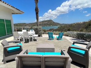 Private patio for lounging, dining or just to enjoy the stunning views.