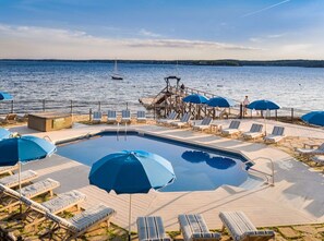 Relax in the lovely outdoor pool.