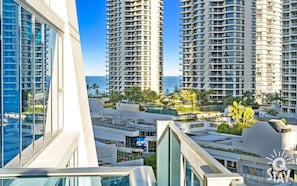 Enjoy your morning coffee in this balcony