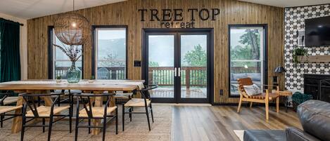 Welcome to Tree Top Retreat, a cabin located in the treetops of Massanutten Resort, with unparalleled views of the ski slopes.