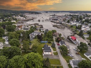 Porchside in downtown Boothbay Harbor