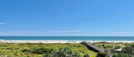 Oceanfront view from balcony