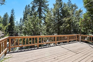 Large South-Facing Deck with Forest View
