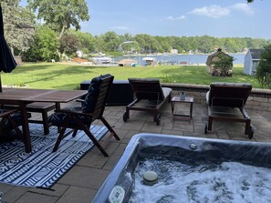 View from hot tub