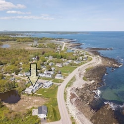 Aerial View - Steps to ocean and walk to Wallis Sands Beach