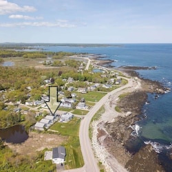 Aerial View - Steps to ocean and walk to Wallis Sands Beach