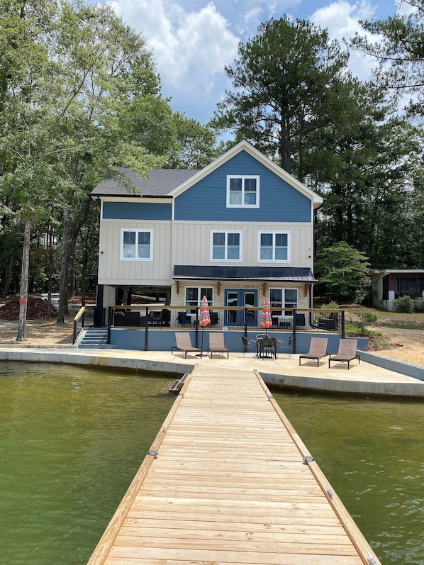 Waterfront view from private dock.