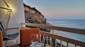 Balcony and it's view - ready for dinner