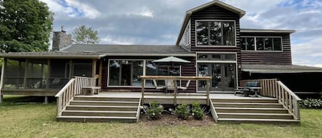 Lake side of house full of glorious water views in your own private setting!