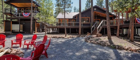 BACK OF MAIN AND GUEST HOMES