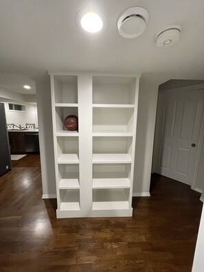 Hallway - custom made cabinets 