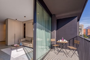 Interior and outside terrace
