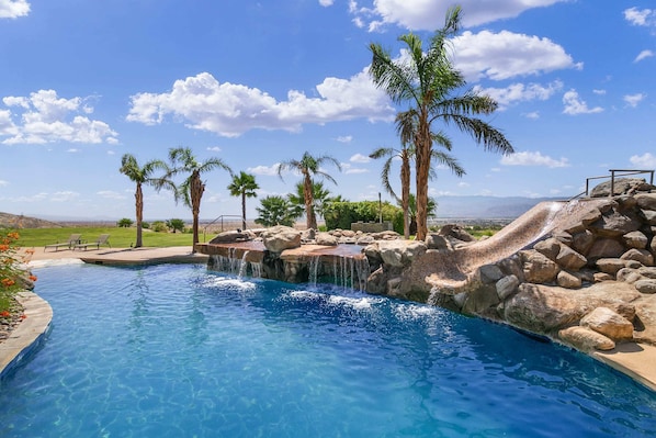Pool with Grottos