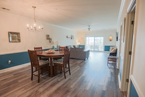 Dining table area