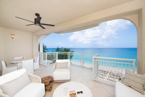 Seven Mile Beach views from your balcony.