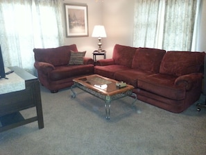 Bright and spacious living room.