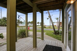 Front Door Entrance with a View