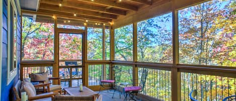 Sit Back and Relax Under the Covered Deck