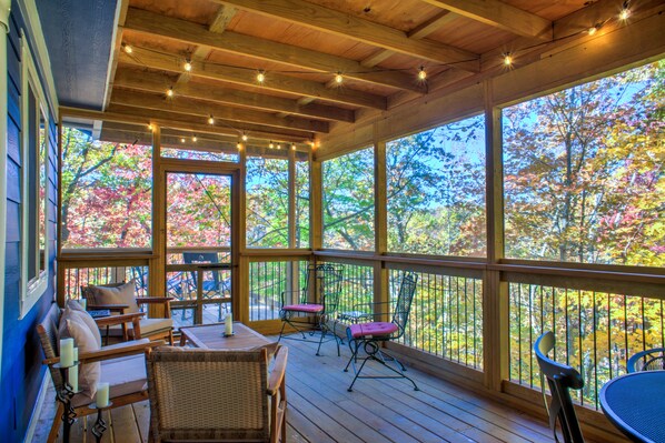 Sit Back and Relax Under the Covered Deck